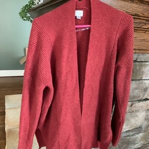 A. New Day  cardigan size XL rust color